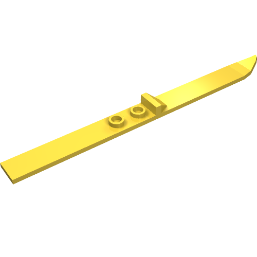 Rendu LDraw de Technic figurine Ski (Technic Figure Ski), couleur indicative