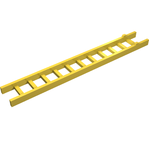 Rendu LDraw de Échelle deux pièces, partie supérieure (Ladder Two Piece, Top Section), couleur indicative