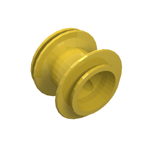 Rendu LDraw de Roue 43.2 x 28 Ballon Petit (Wheel 43.2 x 28 Balloon Small), couleur indicative