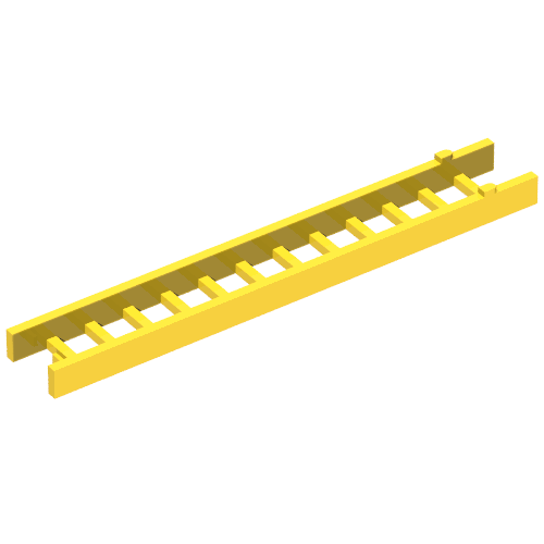 Rendu LDraw de Échelle 10,3 cm (écaillée) 2 pièces - haut Section (Ladder 10.3cm (collapsed) 2-Piece - Top Section), couleur indicative
