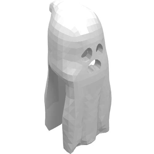 Costume fantôme linceul avec bouche ouverte (Costume Ghost Shroud with Open Mouth)