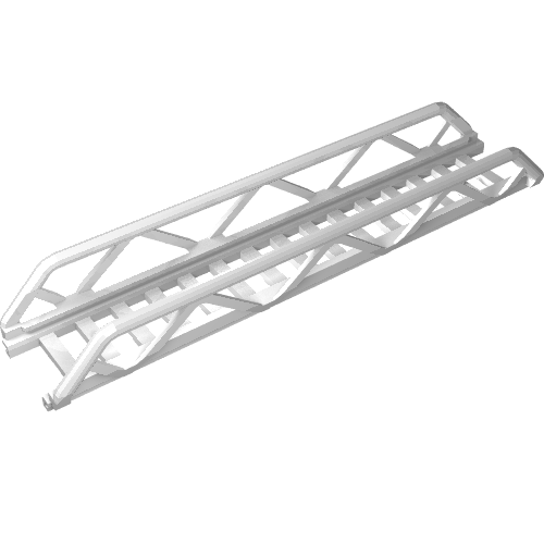 Rendu LDraw de Échelle 16 x 3.5 avec supports latéraux (Ladder 16 x 3.5 with Side Supports), couleur indicative