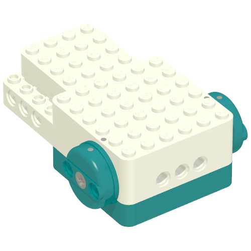 Rendu LDraw de Motor 10 x 6 x 3, Science, couleur indicative