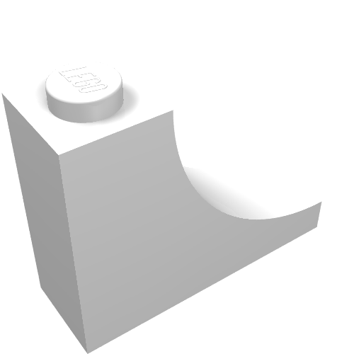 Brique courbée 1 x 3 x 2 inversée [arc intérieur] (Brick Curved 1 x 3 x 2 Inverted [Inside Bow])