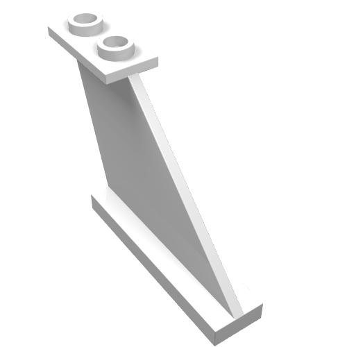 Rendu LDraw de Aile, queue 4 x 1 x 3 (Wing, Tail 4 x 1 x 3), couleur indicative