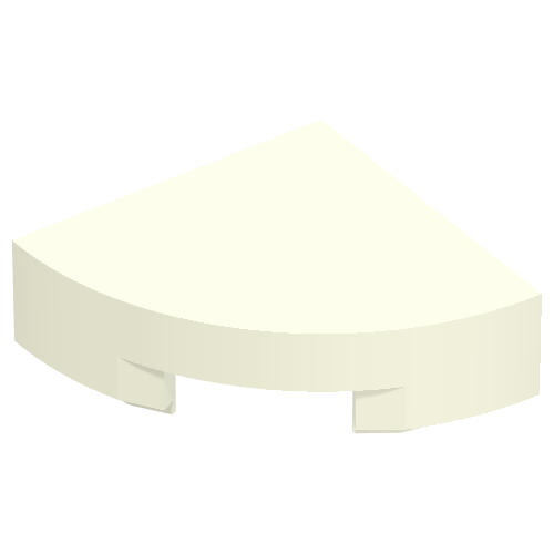 Tuile ronde 1 x 1 trimestre (Tile Round 1 x 1 Quarter)