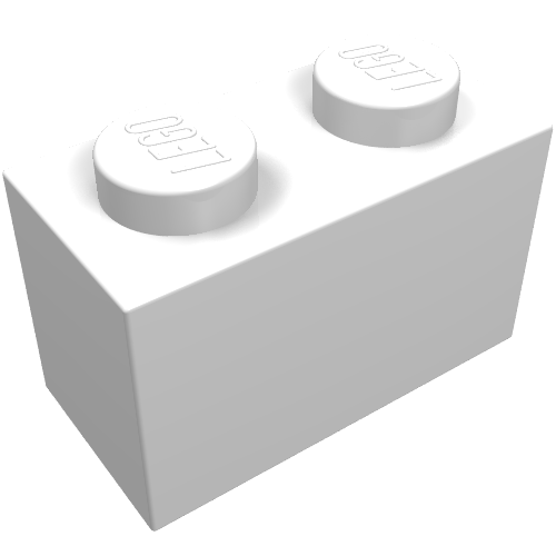 Brique 1 x 2 (Brick 1 x 2)