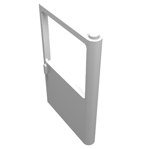Rendu LDraw de Porte 1 x 6 x 8 droite (Door 1 x 6 x 8 Right), couleur indicative