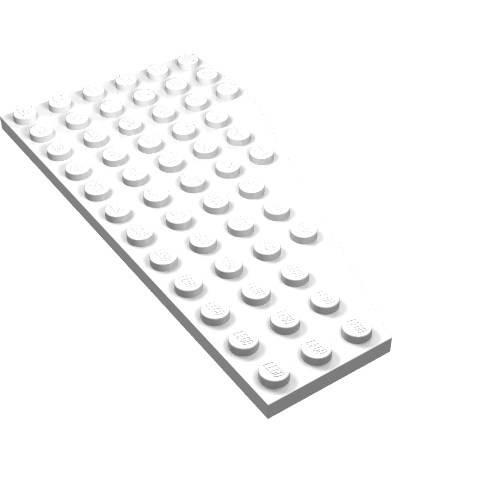 Coin plaque 6 x 12 Gauche (Wedge Plate 6 x 12 Left)