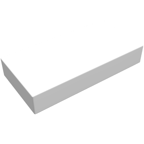 Tuile 1 x 2 avec rainure (Tile 1 x 2 with Groove)