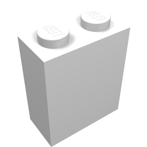 Brique 1 x 2 x 2 avec support intérieur tenon (Brick 1 x 2 x 2 with Inside Stud Holder)