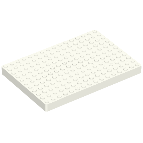Rendu LDraw de Couvercle BYGGLEK, 11 x 16 x 1 (BYGGLEK Lid, 11 x 16 x 1), couleur indicative