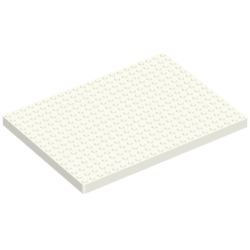 Rendu LDraw de Couvercle BYGGLEK, 16 x 22 x 1 (BYGGLEK Lid, 16 x 22 x 1), couleur indicative