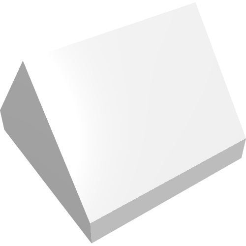 Brique Double pente 45° 1 x 1 (Brick Sloped Double 45° 1 x 1)