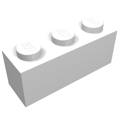 Brique 1 x 3 (Brick 1 x 3)