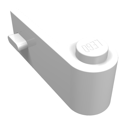 Rendu LDraw de Porte 1 x 3 x 1 droite (Door 1 x 3 x 1 Right), couleur indicative