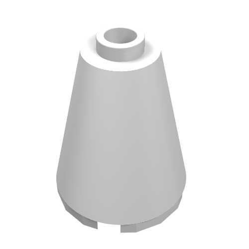 Cône 2 x 2 x 2, ouvert tenon (Cone 2 x 2 x 2, Open Stud)
