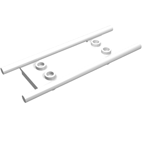 Rendu LDraw de Équipement Civière (Equipment Stretcher), couleur indicative