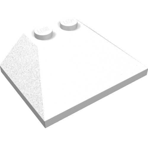 Rendu LDraw de Brique inclinée 45° 3 x 4 double / 33° (Brick Sloped 45° 3 x 4 Double / 33°), couleur indicative