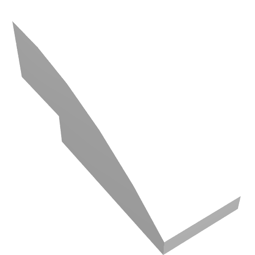 Brique courbée 3 x 1 Non tenons (Brick Curved 3 x 1 No Studs)