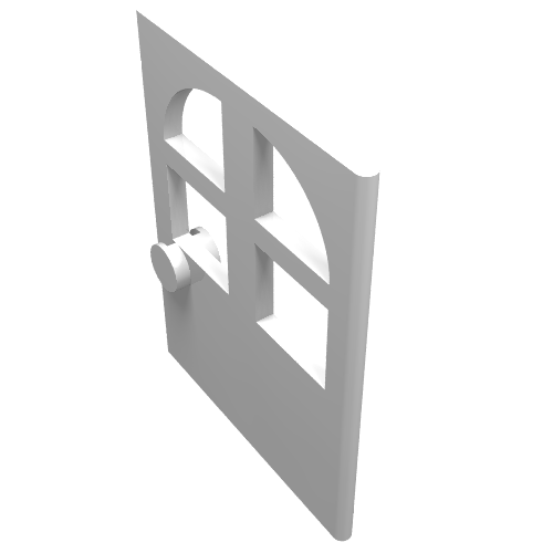 Rendu LDraw de Porte 1 x 6 x 6 Freestyle (Door 1 x 6 x 6 Freestyle), couleur indicative