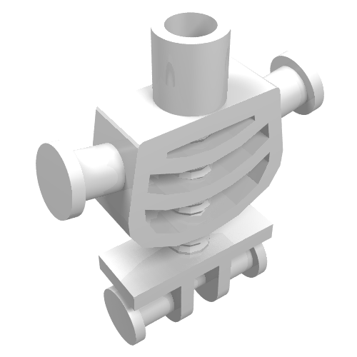 torse - Skeleton Thick Shoulder Pins