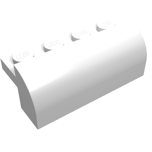Brique courbée 2 x 4 x 1 1/3 (Brick Curved 2 x 4 x 1 1/3)