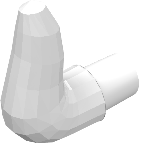 Partie du corps d'animal, corne (bottle) (Animal Body Part, Horn (Cattle))