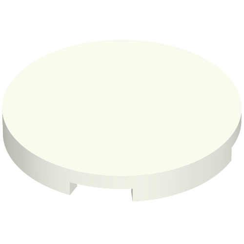 Rendu LDraw de Tuile ronde 3 x 3 (Tile Round 3 x 3), couleur indicative