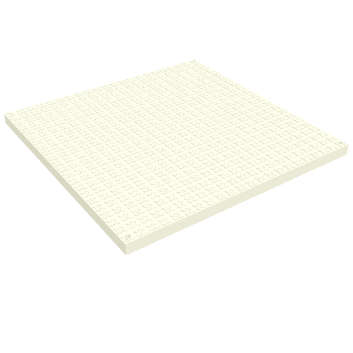 Rendu LDraw de Scala, Baseplate 44 x 44 avec 4 trou, couleur indicative