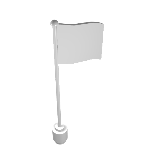 Rendu LDraw de Drapeau sur mât type 2 (Flag on Flagpole Type 2), couleur indicative