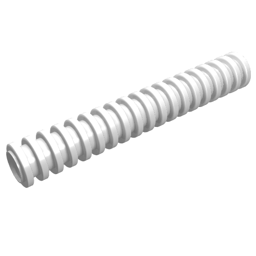 Rendu LDraw de Tuyau, côtelé 7mm D. (Hose, Ribbed 7mm D.), couleur indicative