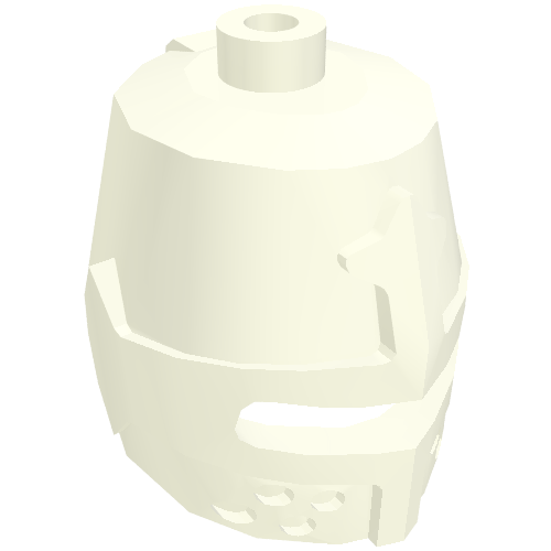 Casque château fermé avec œil fendue (Helmet Castle Closed with Eye Slit)