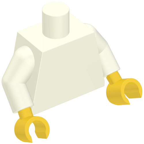 torse, White Arms, Yellow Hands [Plain]
