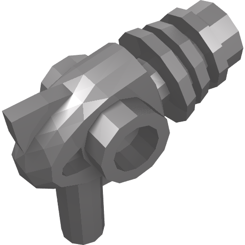 Arme Gun Ray / Sci Fi - Diffuseurs de chaleur arrondie (Weapon Gun Ray / Sci Fi - Rounded Heat Diffusers)