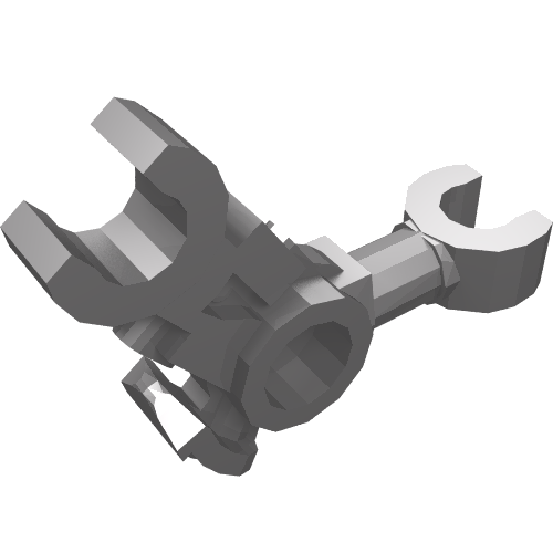 Bras minifigurine usine héros [2 attaches à 90°] (Hero Factory Minifigure Arm [2 Clips at 90°])