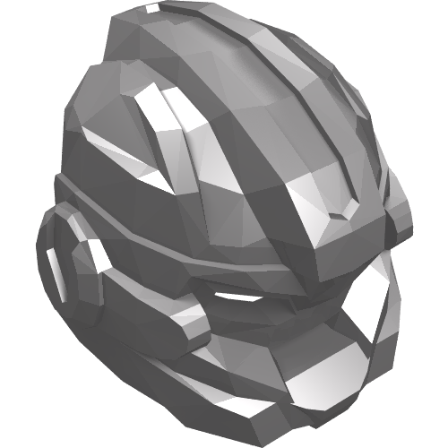 Rendu LDraw de Helmet Hero Factory (Bulk), couleur indicative