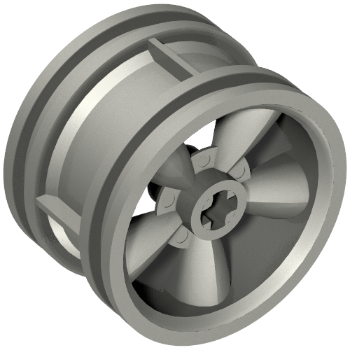 Rendu LDraw de Roue 30 x 20 à 5 rayons (Wheel 30 x 20 5-Spoke), couleur indicative