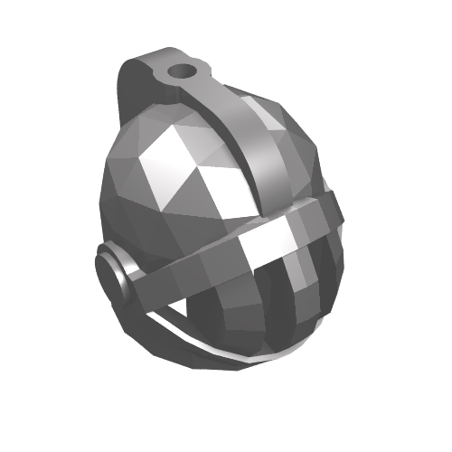 Casque avec grille fixe et trou de panache (château) (Helmet with Fixed Grill and Plume Hole (Castle))