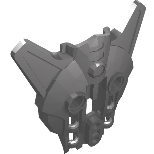 Rendu LDraw de Large Figure Shield, Type 2, couleur indicative