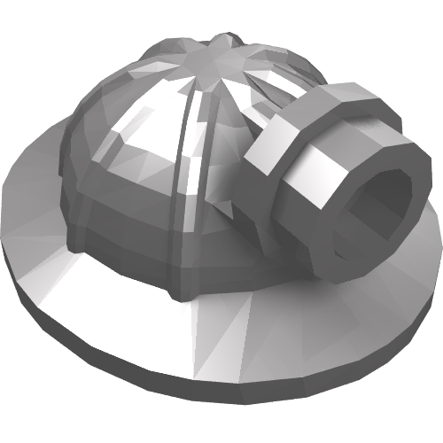 Casque minier avec lampe de tête (Helmet Mining with Head Lamp)