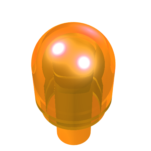Couvercle de lumière 1 x 1 rond avec barre interne / Bionicle Barraki œil (Light Cover 1 x 1 Round with Internal Bar / Bionicle Barraki Eye)