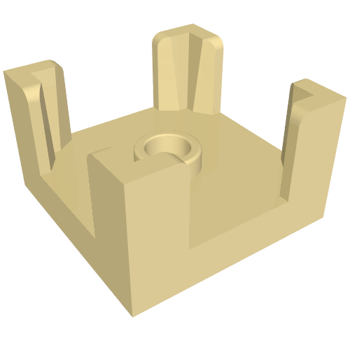 Panneau 2 x 2 x 1 poteaux d'angle avec tenon central (Panel 2 x 2 x 1 Corner Posts with Centre Stud)
