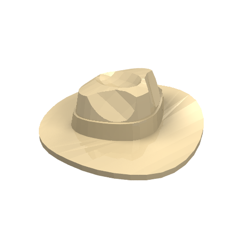 Chapeau bord grand, style outback avec ceinture grand, boucle (fedora) (Hat Wide Brim, Outback Style with Wide Belt, Buckle (Fedora))