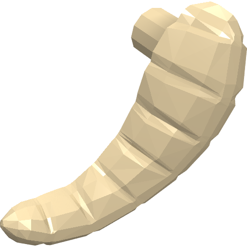 Partie du corps de la créature, Corne, Wampa / Tauntaun Gauche (Creature Body Part, Horn, Wampa / Tauntaun Left)