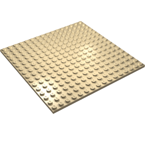 Rendu LDraw de Plaque 16 x 16 (Plate 16 x 16), couleur indicative