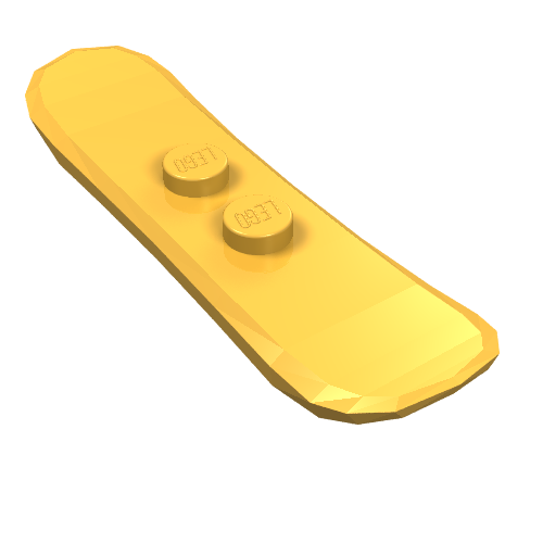Rendu LDraw de Sport snowboard petit (Sports Snowboard Small), couleur indicative