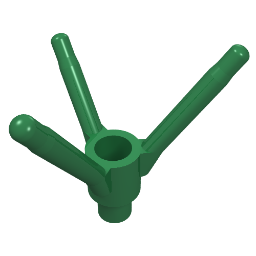 Plante, tige de fleur avec la barre inférieure (Plant, Flower Stem with Bottom Bar)