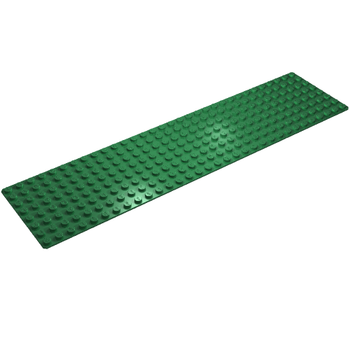 Rendu LDraw de Plaque de base 8 x 32 (Baseplate 8 x 32), couleur indicative