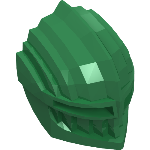 Accessoire casque visière fantaisie pour rascus minifigurine (Headwear Accessory Visor Fanciful for Rascus Minifig)